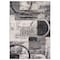 World Rug Gallery Contemporary Abstract Circle Design Soft Area Rug 3'3'' x 5' Cream 307CREAM3X5 - alternate 3